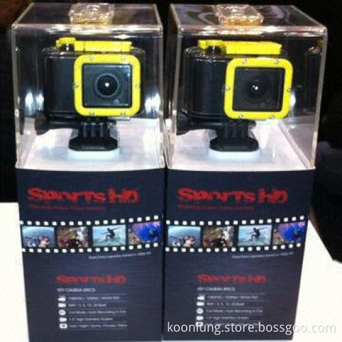1.5-inch Car LCD Sports Cameras, Ambarella Full HD, 40M Waterproof, Full Glass, 170° Wide Angle